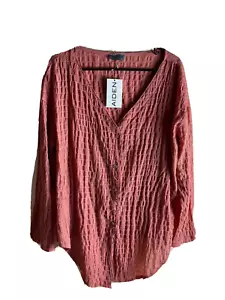 Women's Aiden Mauve Blouse Small S Rtl $ 145 - Picture 1 of 3