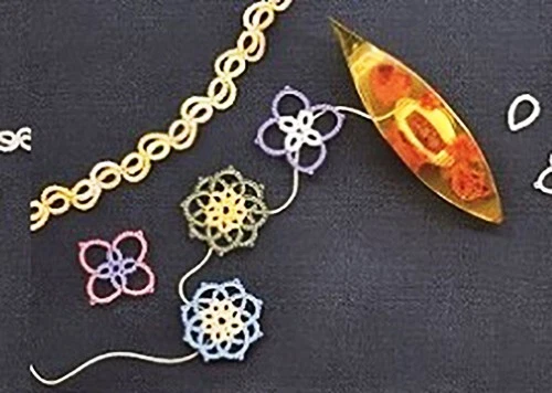 Fujix - 100% Silk - Japanese Tatting Thread for Tatting and Embroidery -10m Tube - Image 1 of 1