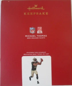 Hallmark Andenken Michael Thomas New Orleans Saints Weihnachtsschmuck - NEU - Bild 1 von 3