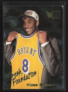 Kobe Bryant 1996-97 Fleer Metal Rookie #137 Fresh Foundations Lakers VG-EX CR