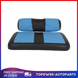 Funda de asiento con cojín delantero azul para carro de golf para EZGO TXT - Imagen 1 de 7