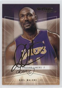 2004-05 Skybox Autographics Insignia /150 Karl Malone #20 HOF