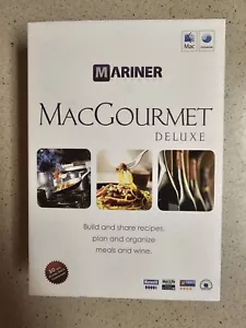 Mariner MacGourmet Deluxe Cooking Software Mac Macintosh MacOS Sealed New - Picture 1 of 2