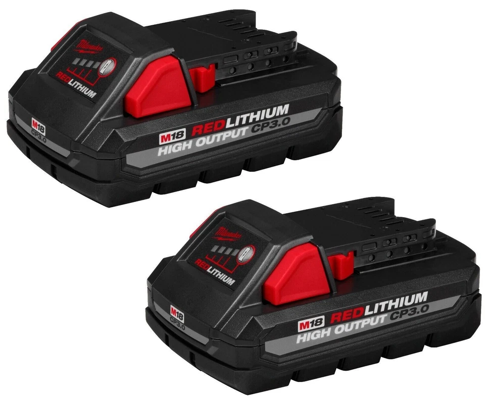 Milwaukee M18 48-11-1837 18V 3Ah Li-Ion Battery - 2 Packs
