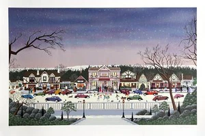 Nicky Watanabe, Christmas in Cambria, Screenprint, signed in pencil - Picture 1 of 4