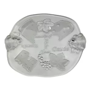 Vintage Mikasa Glass Cheese Tray 16” - Picture 1 of 5