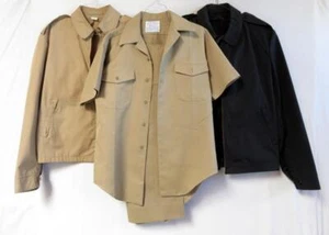 Vintage Creighton USN US Navy Official Uniforms - 2 Windbreaker, SS Shirt, Pants - Bild 1 von 23