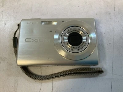 Casio Exilim EX-Z60 Digital Camera Silver 6.0 MP 2.5" LCD 3x Optical Zoom (E3E*) - Image 1 of 3