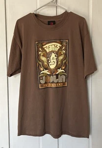 Vintage Zion Rootswear Janis Joplin 'In Concert' Shirt size Men's Large Groovy - Picture 1 of 13