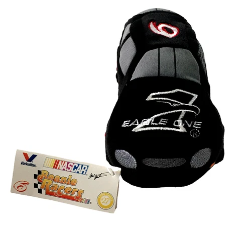 Nascar Beanie Racer Mark Martin Eagle One Car Auto Plush 1998 Series #6 Beanbag Cover