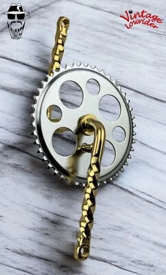 BICICLETAS LOWRIDER LUCKY 7 PIÑÓN 44T Y 6 1/2" MANIVELA TRENZADA CRUCERO, LOWRIDER Foto 1 de 3