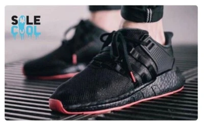 Adidas EQT Support 93/17 Red Carpet Pack Black Men's Shoes CQ2394 - Image 1 of 4