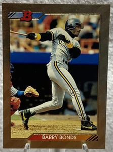 Barry Bonds 1992 Bowman Gold Foil #590 Pittsburgh Pirates - Picture 1 of 2