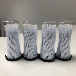 400 Micro Applicator Brushes Super Fine Tips (4 Kegs) White Disposable Dental - Picture 1 of 8