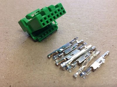 Conector verde de 7 pines con terminal para Honda/Acura cámara navegación homelink Foto 1 de 2