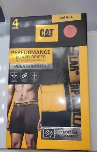 Caterpillar CAT Men's Performance Boxer Briefs 4 pack Contour Pouch size S - Picture 1 of 5