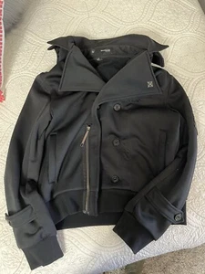 Monarchy Affliction Style Zip Jacket Hoodie Button Live Fast Black Medium Mens - Picture 1 of 7