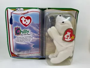 TY CHILLY The Polar Bear 1994 Mc Donalds Beanie Baby RARE RETIRED - Picture 1 of 9