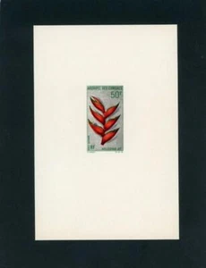 Comoros Islands 1969 Flowers Heliconia Deluxe Collective Card - Picture 1 of 1