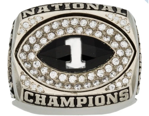 2003 LSU Tigers National Championship Ring Cover