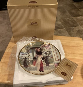 1998 Hallmark Barbie Holiday Memories 8” Collector’s Plate #d NIB PLEASE READ - Picture 1 of 2