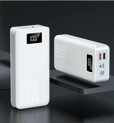  30000mAh Portable Fast Charger Power Bank Dual USB External Battery LED Display - Image 1 of 4