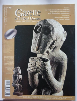 La Gazette de l'Hôtel Drouot. 23 novembre 2001. n°42. - Photo 1/4
