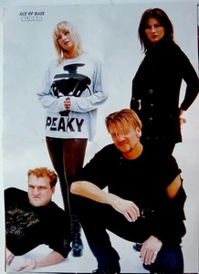 ACE OF BASE =  2 PAGES 1995 French POSTER CLIPPING / COUPURE DE PRESSE - Imagen 1 de 1