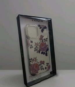 Coach Protective Case for Apple iPhone 12 Pro Max - Moody Floral Clear - Picture 1 of 6