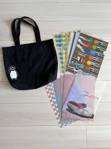 Jr East Suica Penguin Tote Bag Clear File Set Novelty - Picture 1 of 5