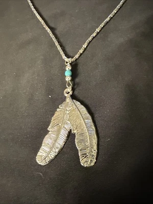 Western Jewelry Feather Bead Box Chain - Image 1 of 4