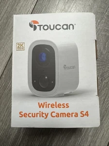 OPEN BOX - Toucan Wireless Security Camera S4 - Model# TWC400S - White - Picture 1 of 12
