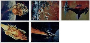 John Berkey series 2 - Complete 5 card Metalic Storm subset [1996 FPG] - Picture 1 of 2