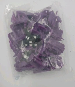 RISIKO Legacy lila Ersatz Armee Stücke mit schwarzen Würfeln - Bild 1 von 3