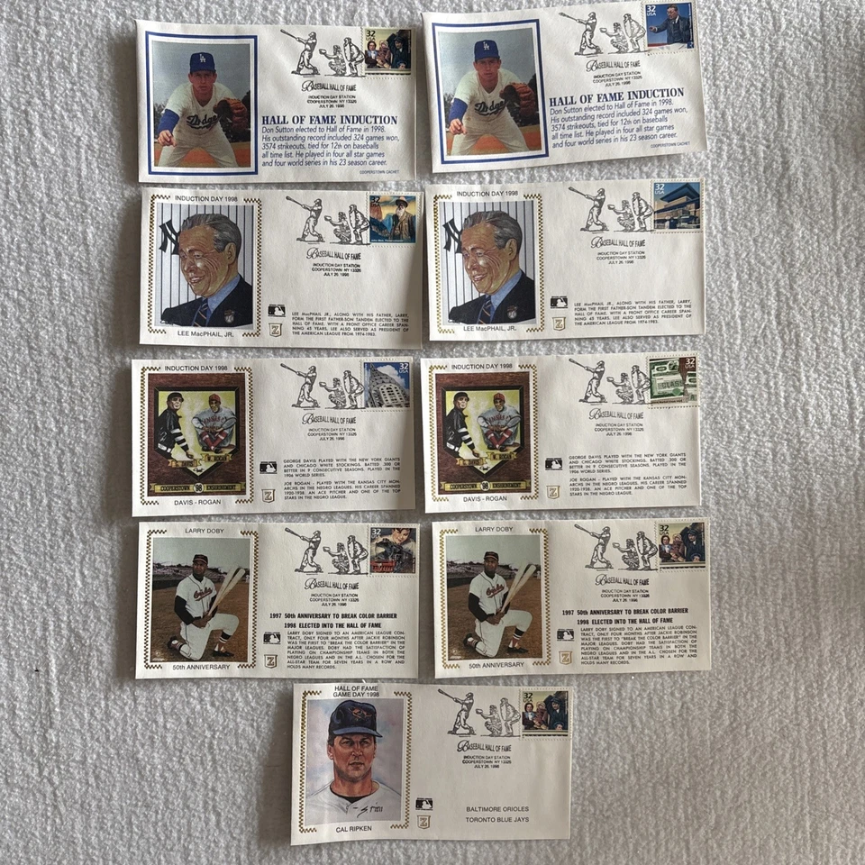 1998 Z Silk Cachet FDC Lot Of 9 July 26th - Image 1 of 4