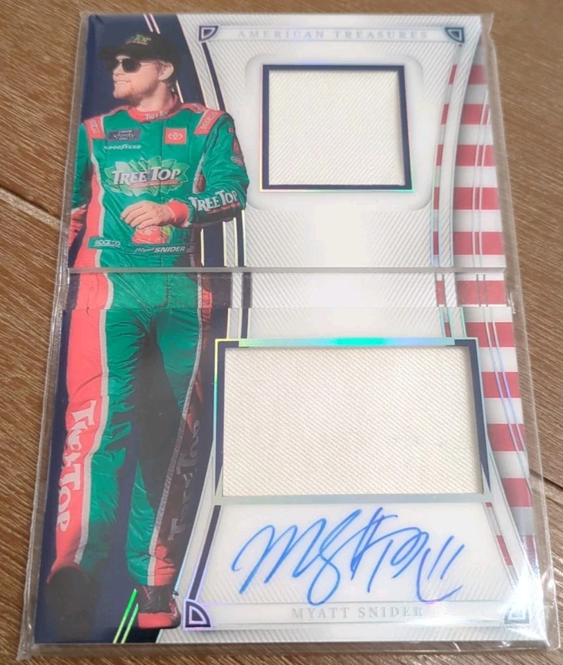 2023 NT American Treasures Firesuit Auto Booklet Holo Silver 30/49 Myatt Snider - Image 1 of 1