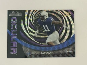 Wild Card Alumination 2021 Micah Parsons RC/125 Ocular Holo Lux OC-13 - Imagen 1 de 3