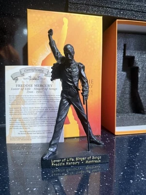 Freddie Mercury Queen Montreux Statue Bronze Finish With Certificate Boxed - Image 1 of 4