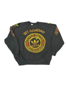Vintage Adidas Run DMC 80’s Pullover Größe L - fällt klein aus - Bild 1 von 8