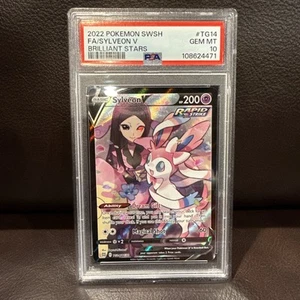 Sylveon V - TG14/TG30 - PSA 10 Arte Completo Estrellas Brillantes Pokemon - Imagen 1 de 2