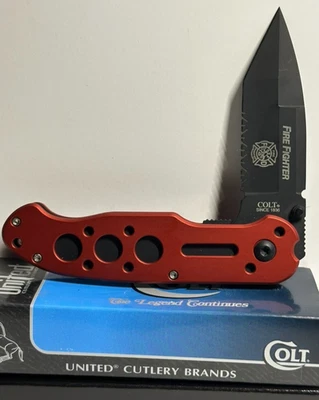 COLT CT50-FFS FIRE FIGHTER TANTO BLADE KNIFE - RARE - New in Box Made in Germany - Image 1 of 4