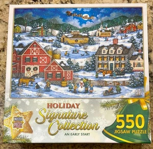 MasterPieces jigsaw puzzle;  An Early Start by Bonnie White;  550 pcs - Picture 1 of 2