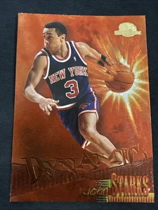 John Starks 1995-96 SkyBox Premium #D8 DYNAMIC New York Knicks-NBA BASKETBALL - Picture 1 of 2