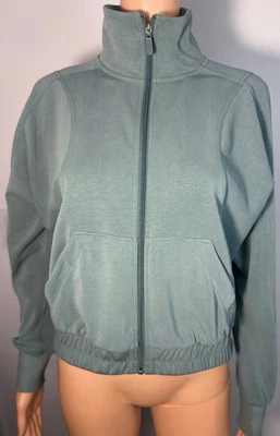 Lululemon Brushed Softstreme Funnel Neck Zip Up Size 4 Medium Forest MEFO 80452 - Image 1 of 4