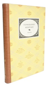 Typographic Heritage 1949 Wroth Essays Printing Fine Books Typophiles - Imagen 1 de 8