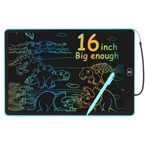 16 Zoll LCD Schreibtablett für Kinder Erwachsene, Bunter Zeichenblock Kritzelbrett... - Bild 1 von 9