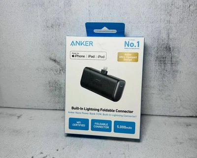 Anker Nano Power Bank 5000mAh iPhone Portable Battery Charger MFi Certified - Image 1 of 4