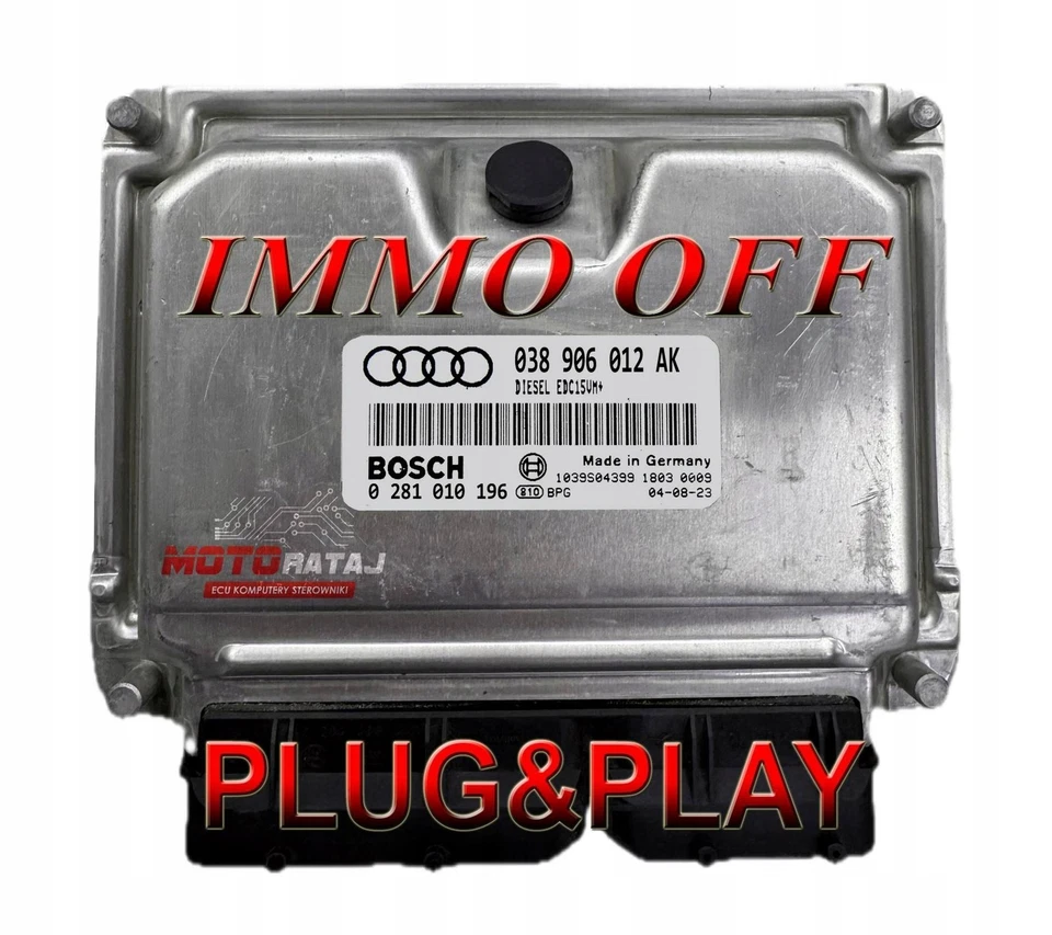 Audi A4 S4 B5 8D 1995 Z przodu Komputer / Sterownik ECU silnika - Imagen 1 de 1