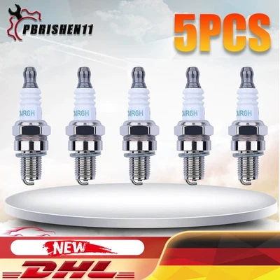 5PCS Zündkerze CMR6H für Stihl Husqvarna Honda Dolmar Kettensäge Freischneider