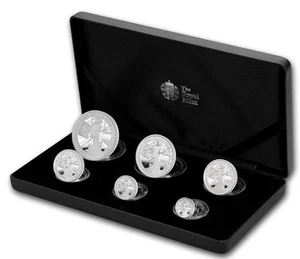 UK - 2017 Great Britain 6-Coin Silver Britannia Proof Set in BOx with COA - Picture 1 of 1